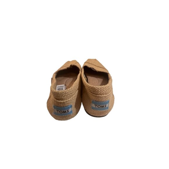 Toms Alpargata Comfortable Versatile Burlap Neutral Women's Size 7 - Picture 4 of 6